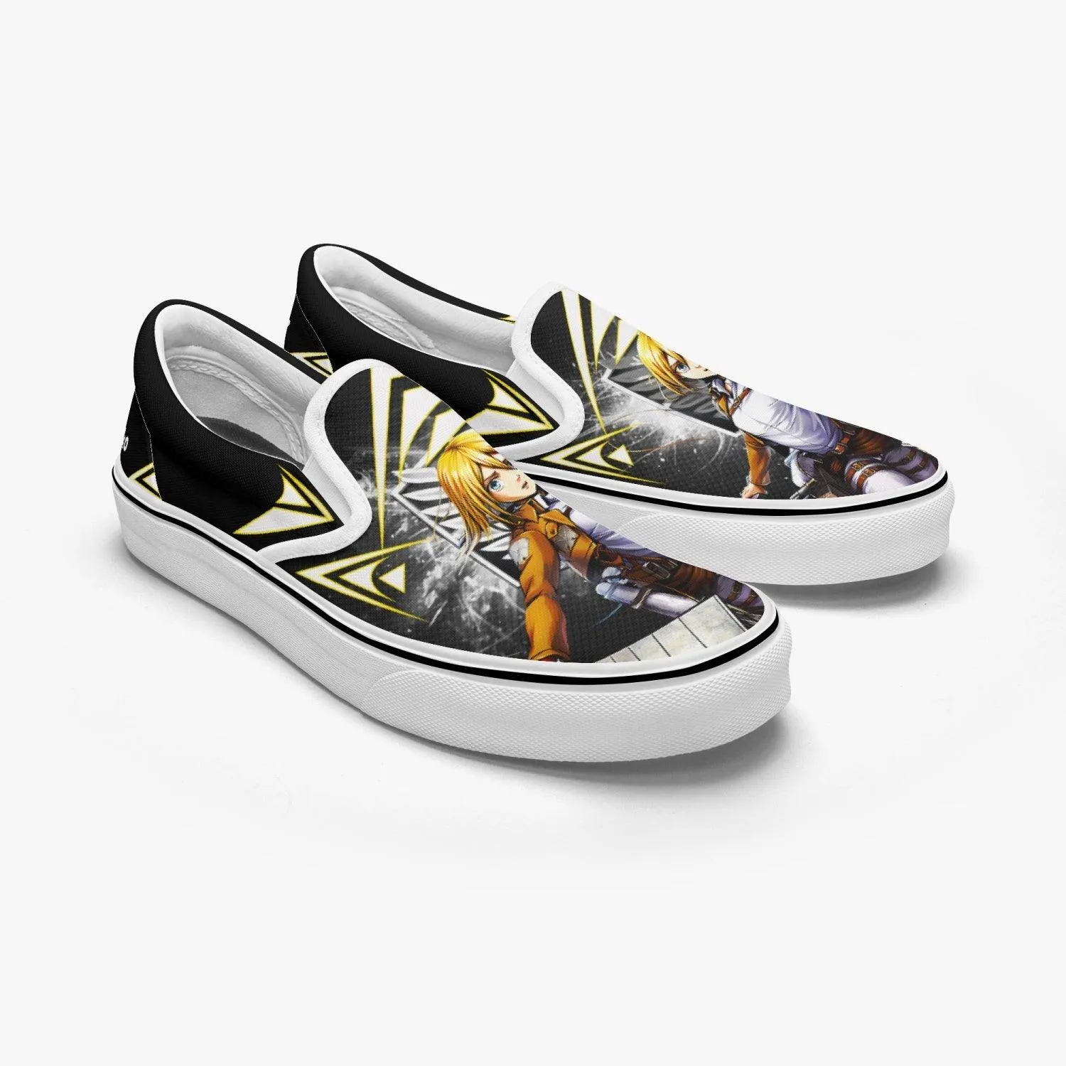 Attack On Titan Historia Christa Slip Ons Anime Shoes