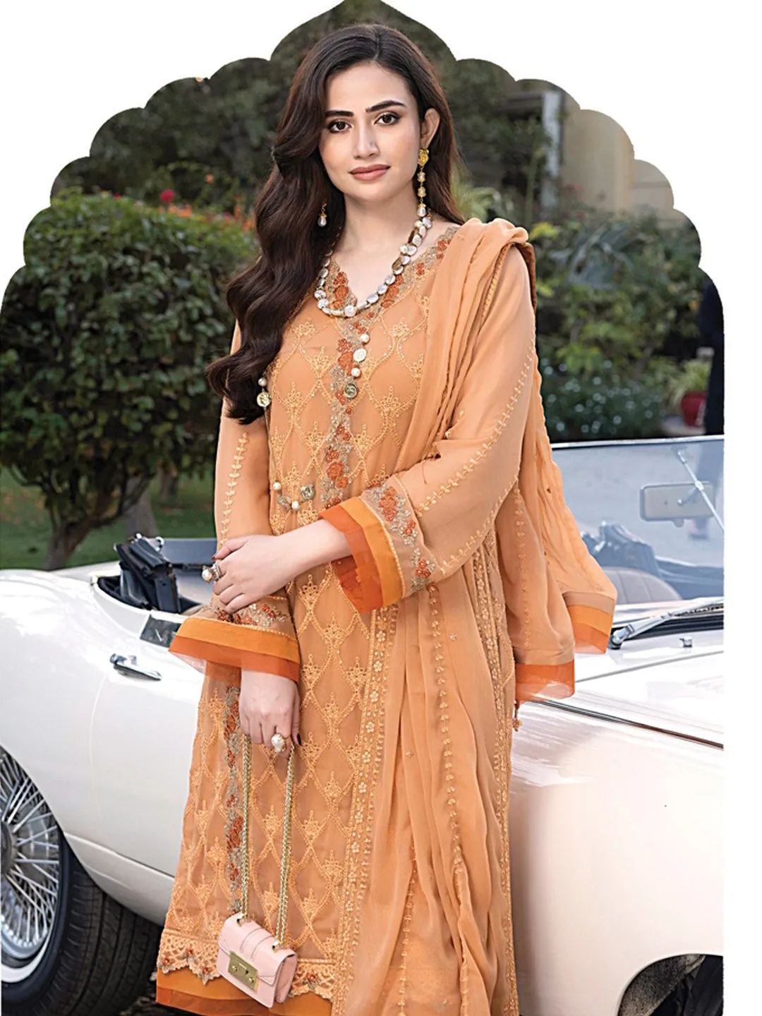 Chiffon Embroidery