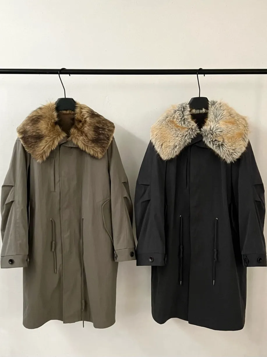 Detachable Fur Collar Parka
