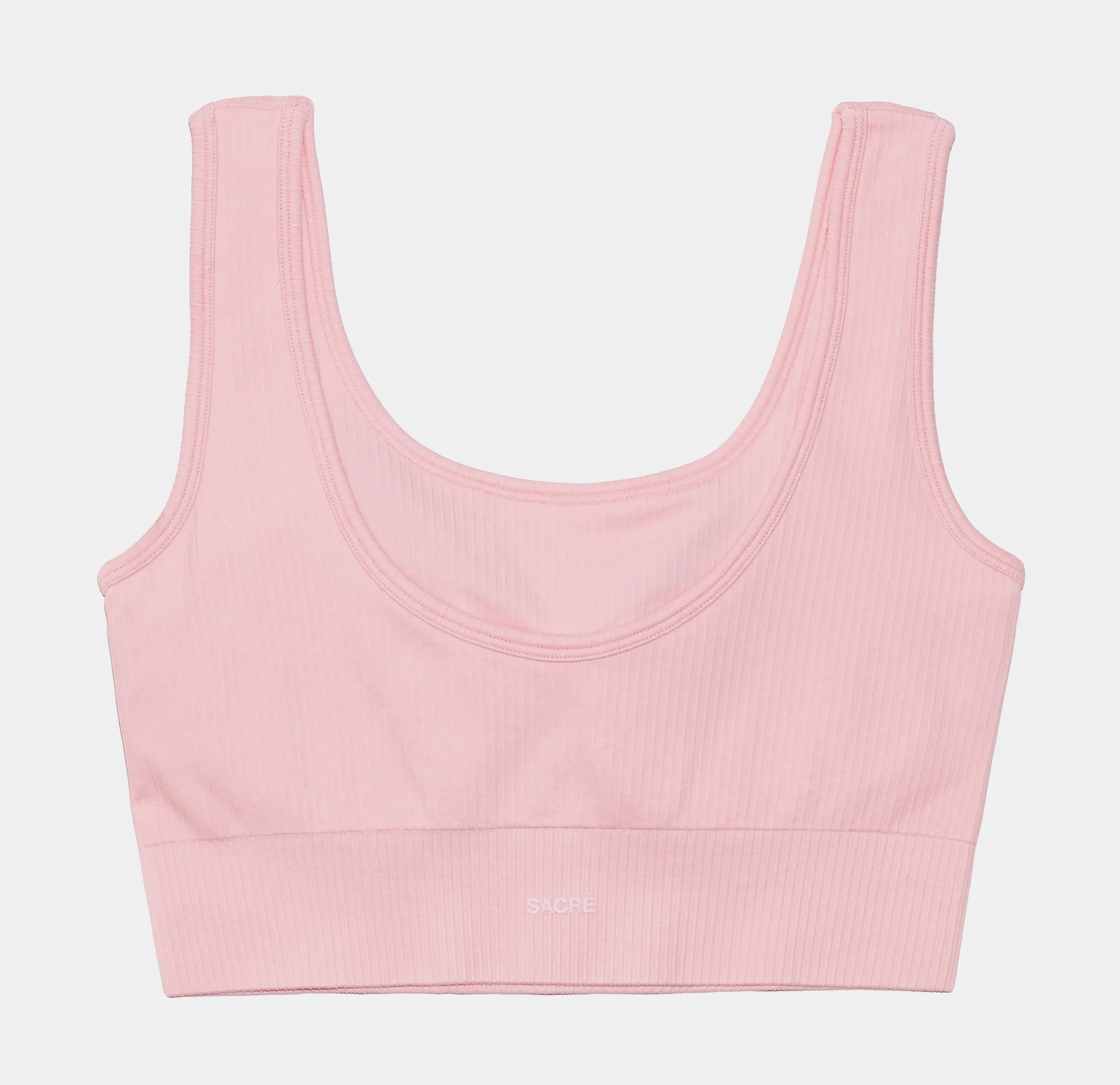 Eva Rib Knit Top Womens Top (Pink)