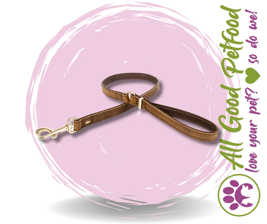 EzyDog Oxford Brown Leash - 100cm