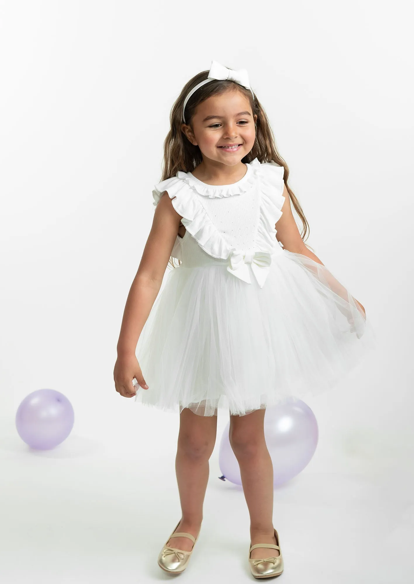 Ivory Tulle Party Dress