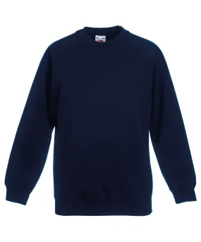 Kids classic raglan sweatshirt | Deep Navy