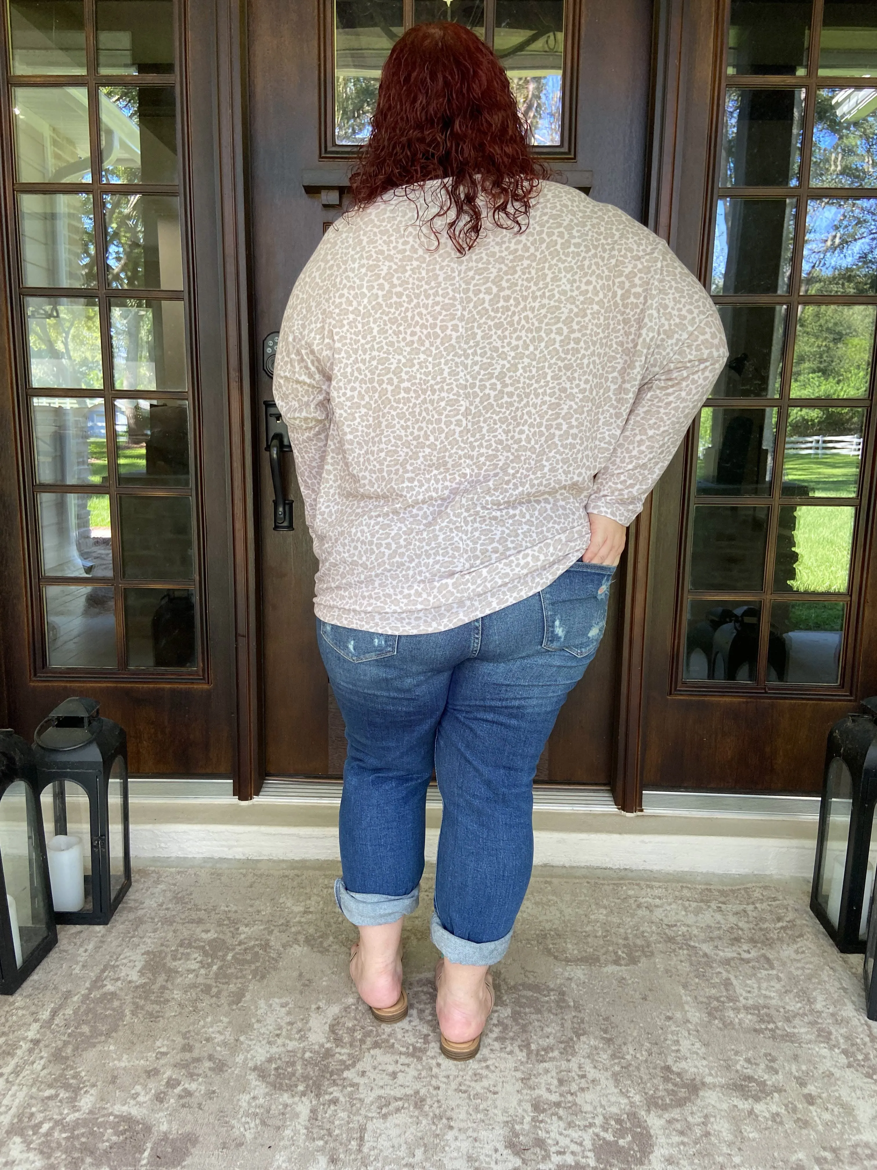 Leopard Sweater Blouse