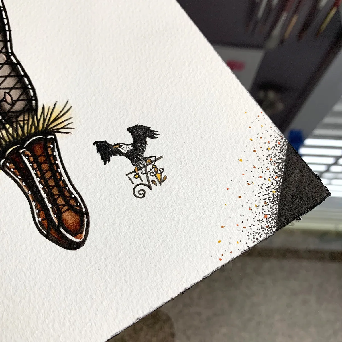 Scarecrow Pinup Original Painting