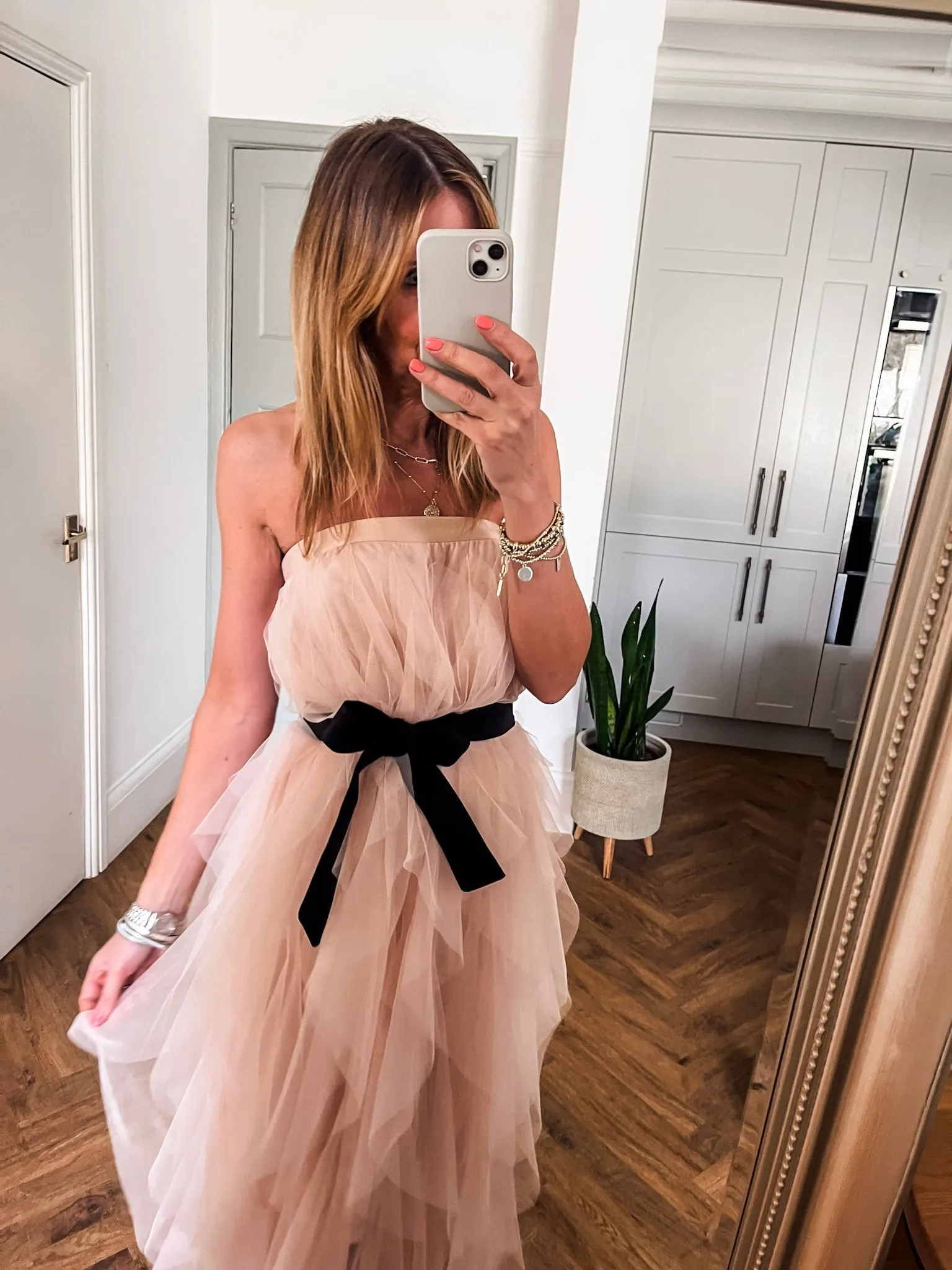 Tulle Layered Mesh Skirt